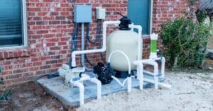 Pool pump and filter equipment